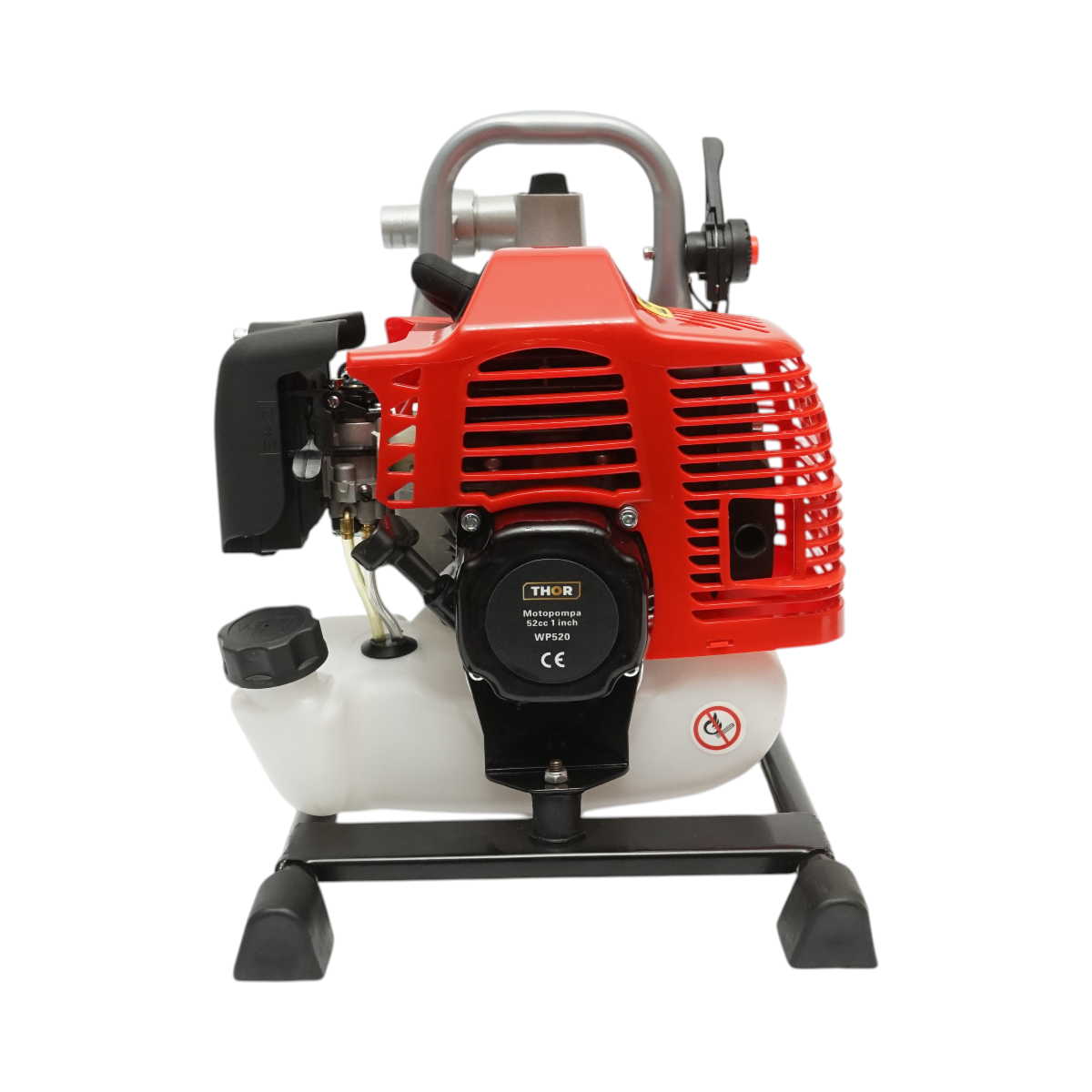 Motopompa pe benzina 3CP, 2T 52cc, 1 tol, debit 15m3/h, autoamorsare, adancime absorbtie 6m, inaltime refulare 22m THOR - imagine 4