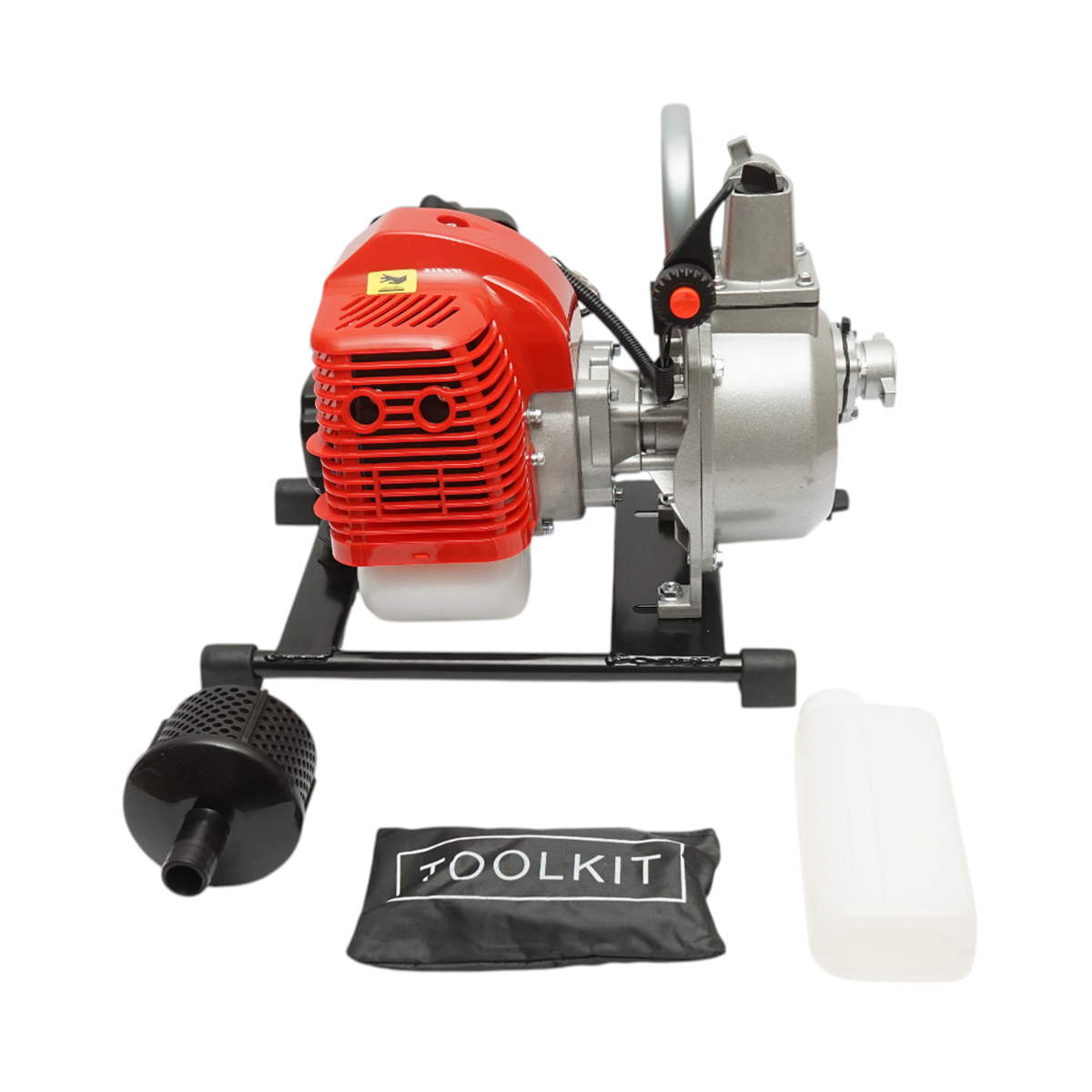 Motopompa pe benzina 3CP, 2T 52cc, 1 tol, debit 15m3/h, autoamorsare, adancime absorbtie 6m, inaltime refulare 22m THOR - imagine 2