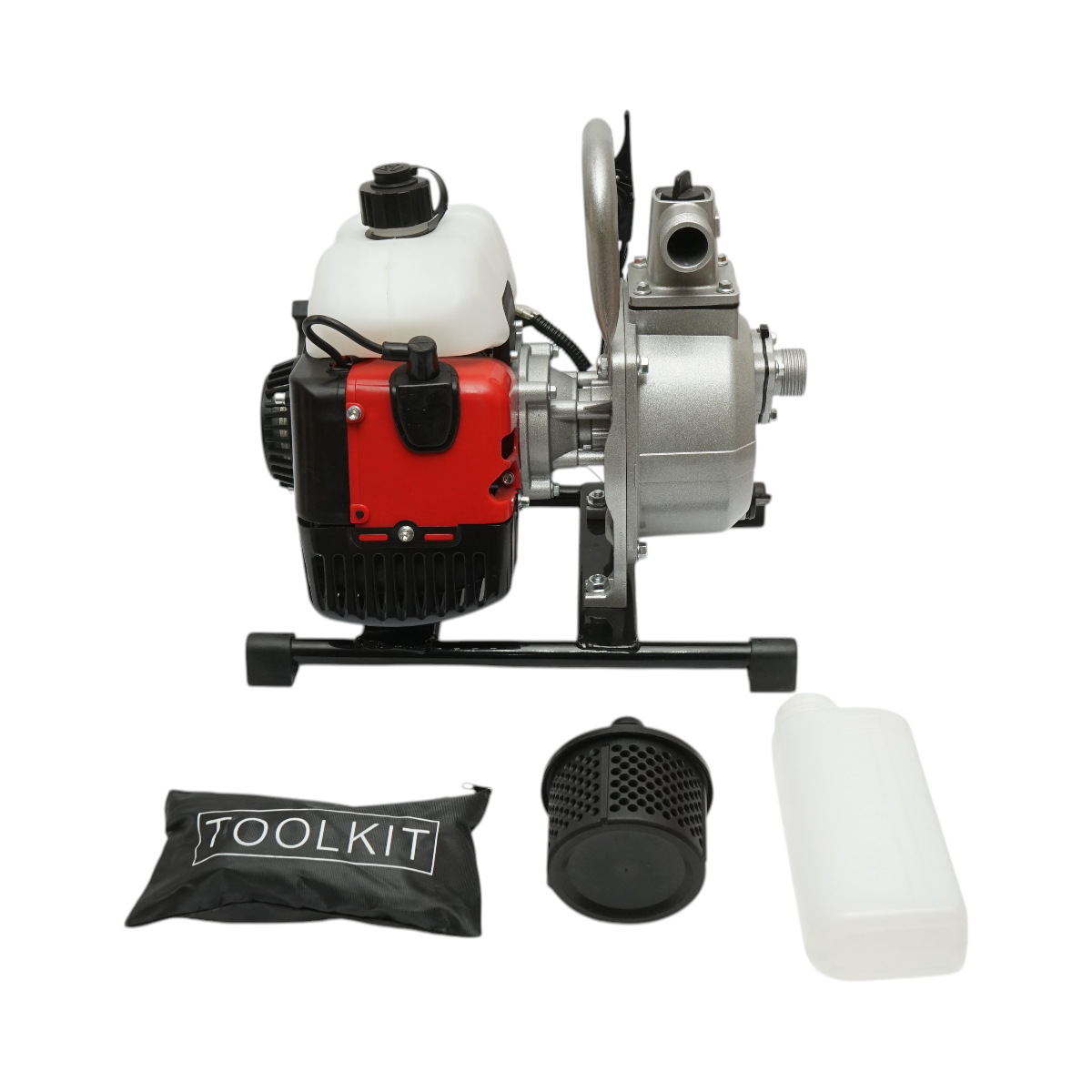 Motopompa pe benzina 2.2CP, 2T 52cc, 1 tol, debit 15m3/h, autoamorsare, adancime absorbtie 15m, inaltime refulare 22m Breckner Germany - imagine 2