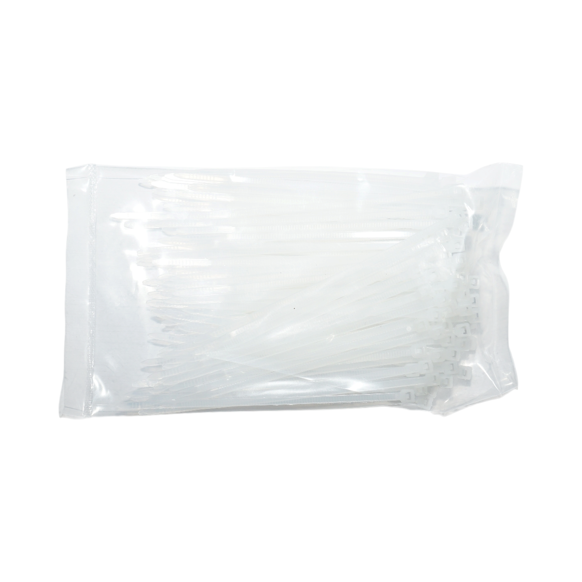 Faseta colier plastic alb 2.5x100mm 100 buc/set Longroad - imagine 5