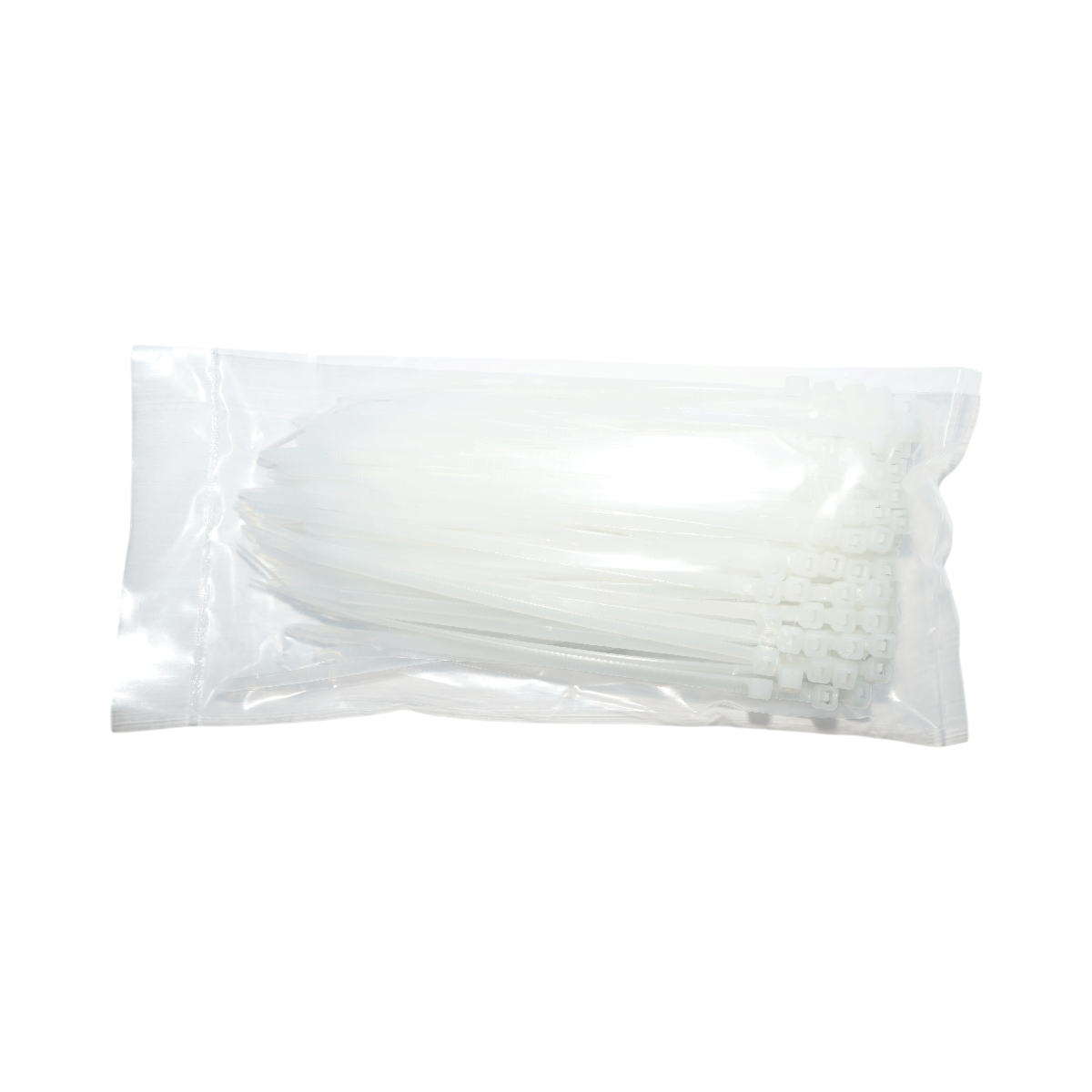 Faseta colier plastic alb 3.6x150mm 100 buc/set Longroad - imagine 5