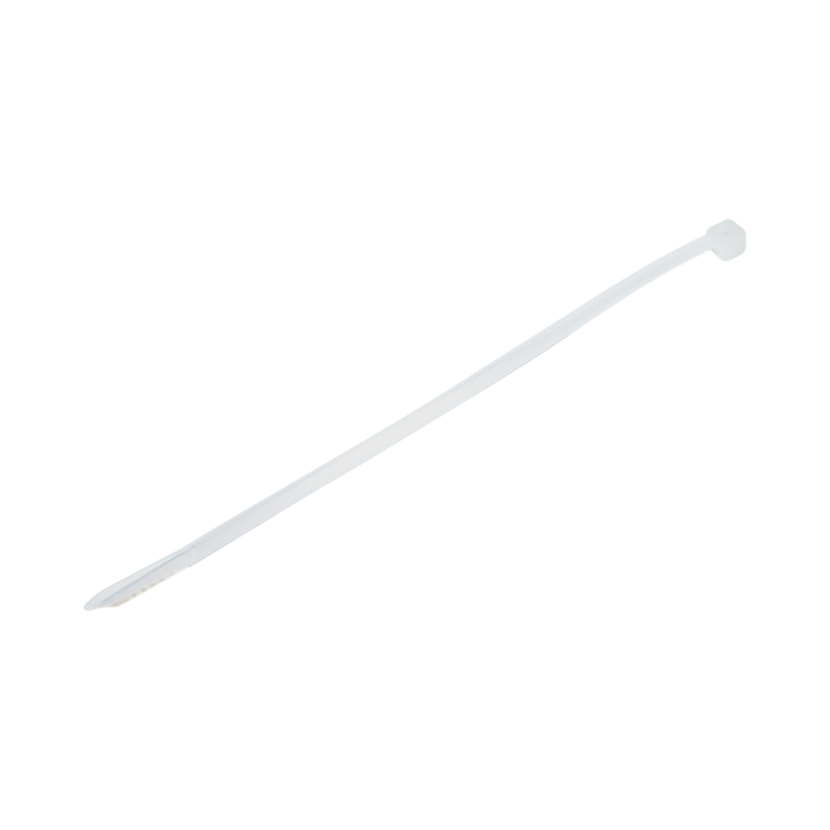 Faseta colier plastic alb 3.6x150mm 100 buc/set Longroad - imagine 4