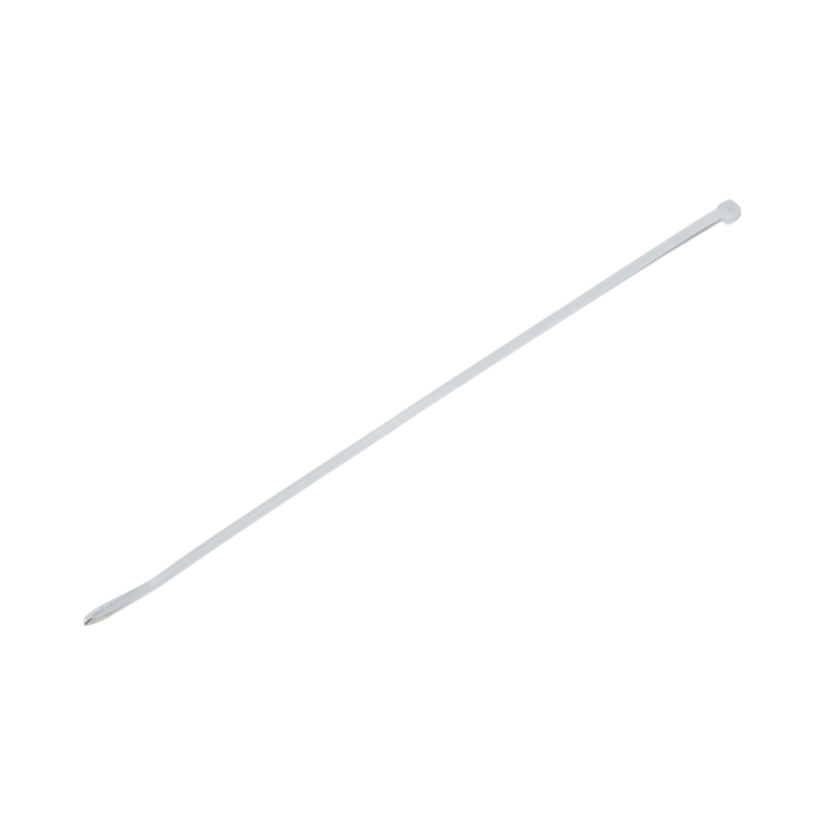 Faseta colier plastic alb 3.6x250mm 100 buc/set Longroad - imagine 4