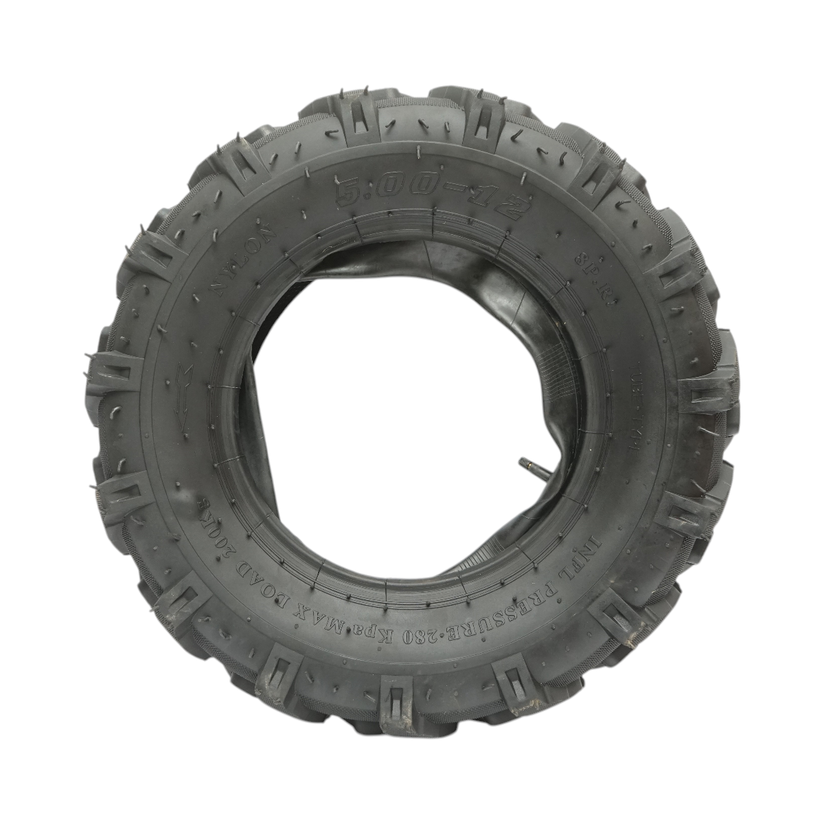 Anvelopa agricola 500/12 crampon 8PR pentru motocultor sau balotiera LP01 - imagine 3