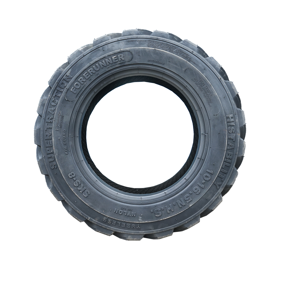 Anvelopa industriala TUBELESS 10/16.5 cu crampon 10PR RG400 SKS-8 - imagine 3