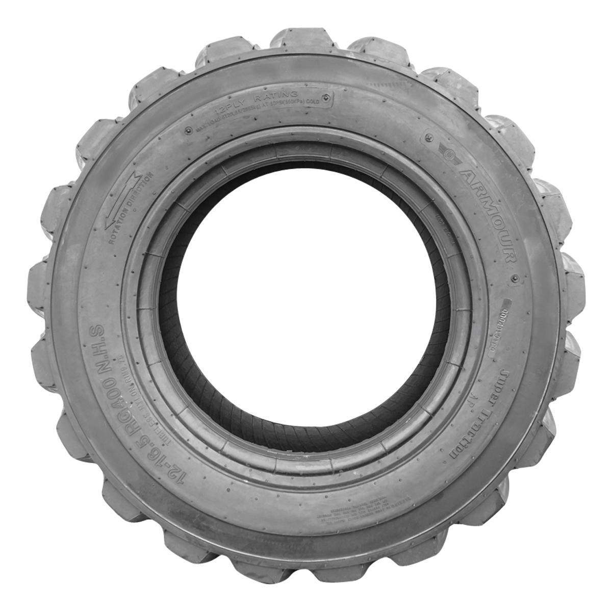 Anvelopa industriala tubeless 12/16.5C crampon 12PR TL SKS-1 / RG400 - imagine 3