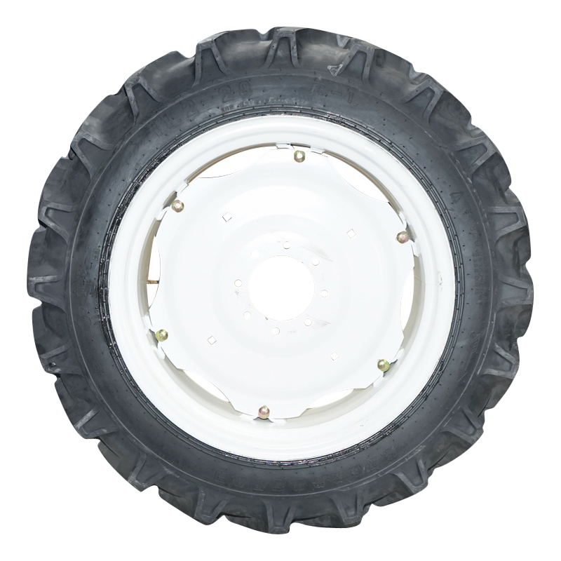 Roata completa 11.2/28 8PR R1 crampon spate tractor UTB U-445 - imagine 3