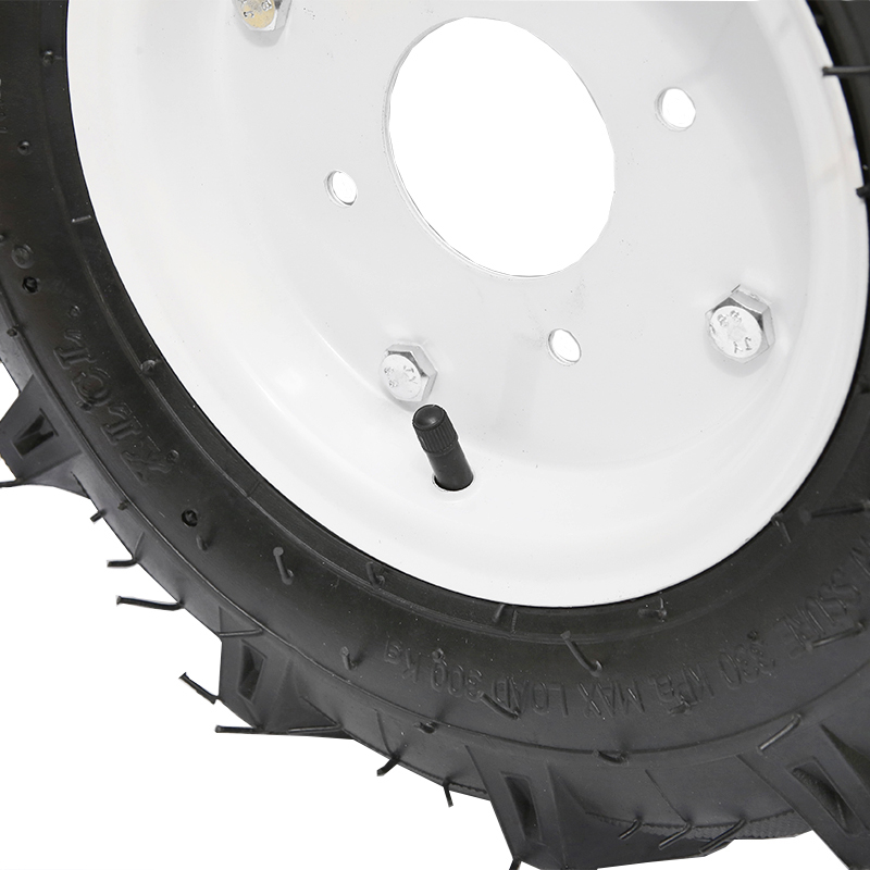 Roata completa 400/8 R1 4PR crampon cu janta alba - imagine 4