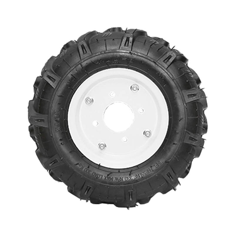 Roata completa 400/8 R1 4PR crampon cu janta alba - imagine 3