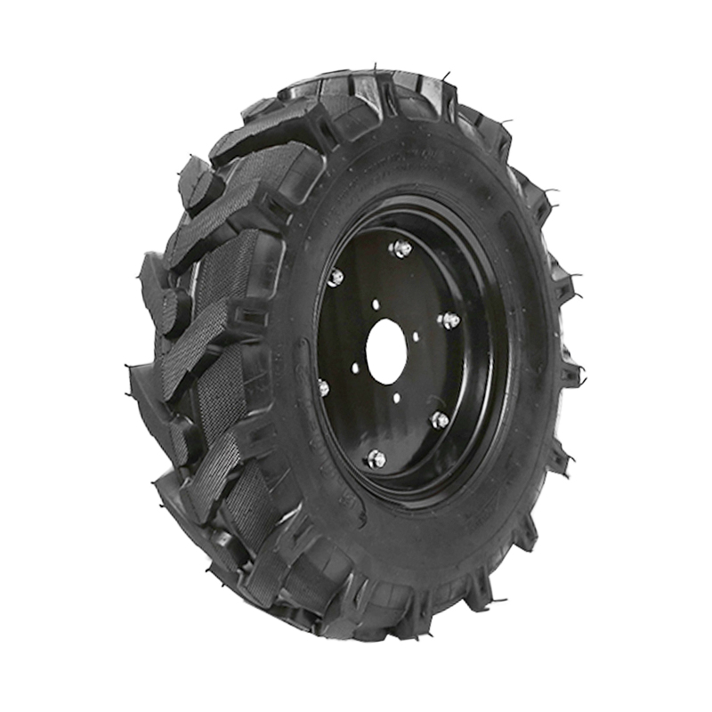 Roata completa 600/12 R1 10PR crampon cu janta neagra