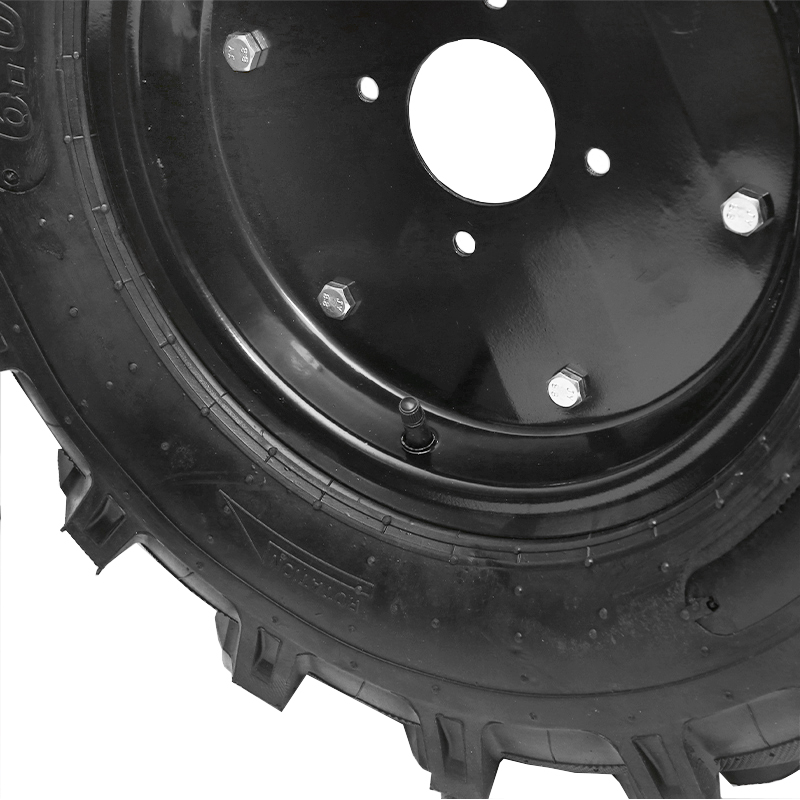 Roata completa 600/12 R1 10PR crampon cu janta neagra - imagine 4