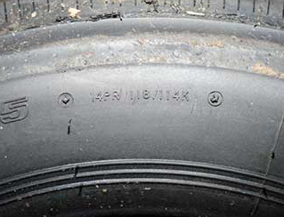 Anvelopa pentru autobasculanta on off 14PR, indice sarcina: 118/114 - imagine 2