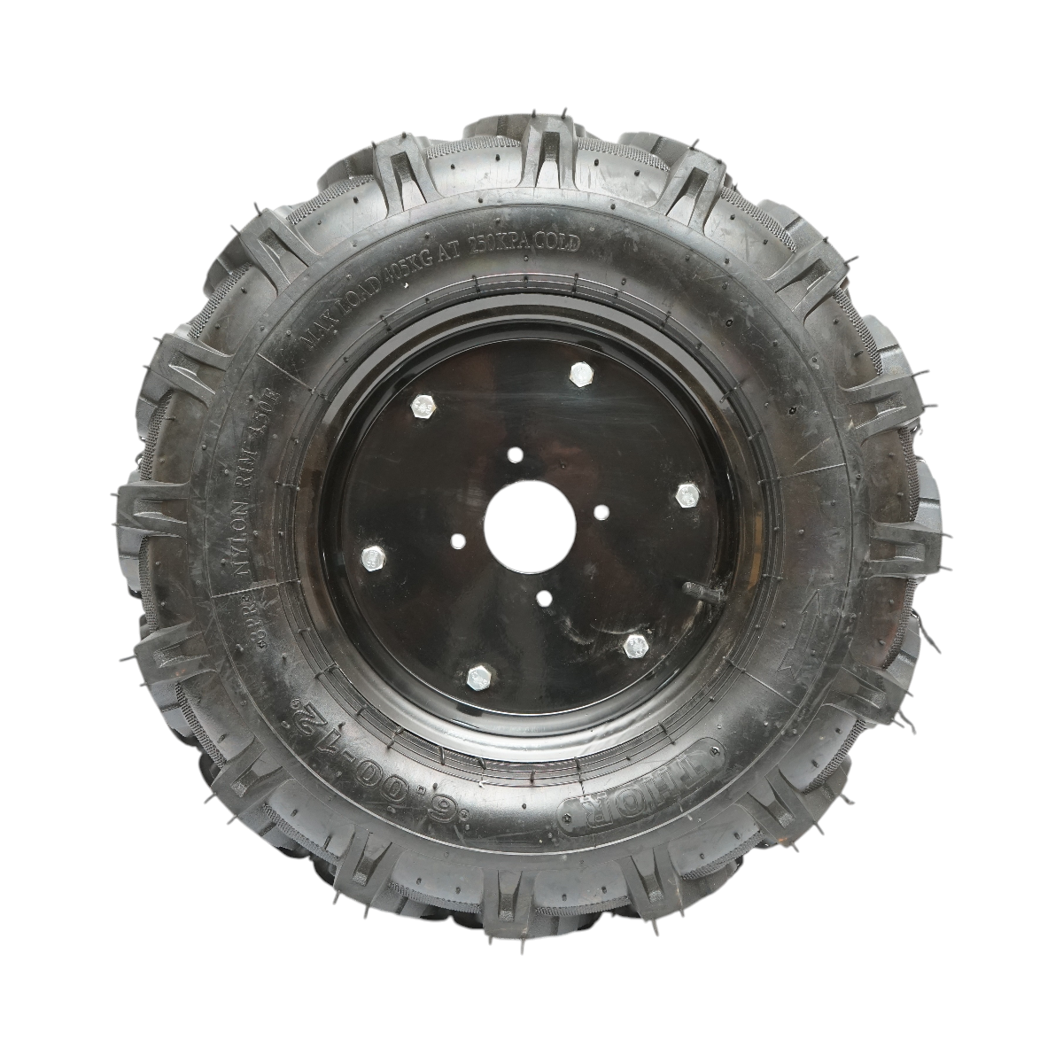Anvelopa cu janta neagra 600/12 R1 8PR crampon - imagine 2