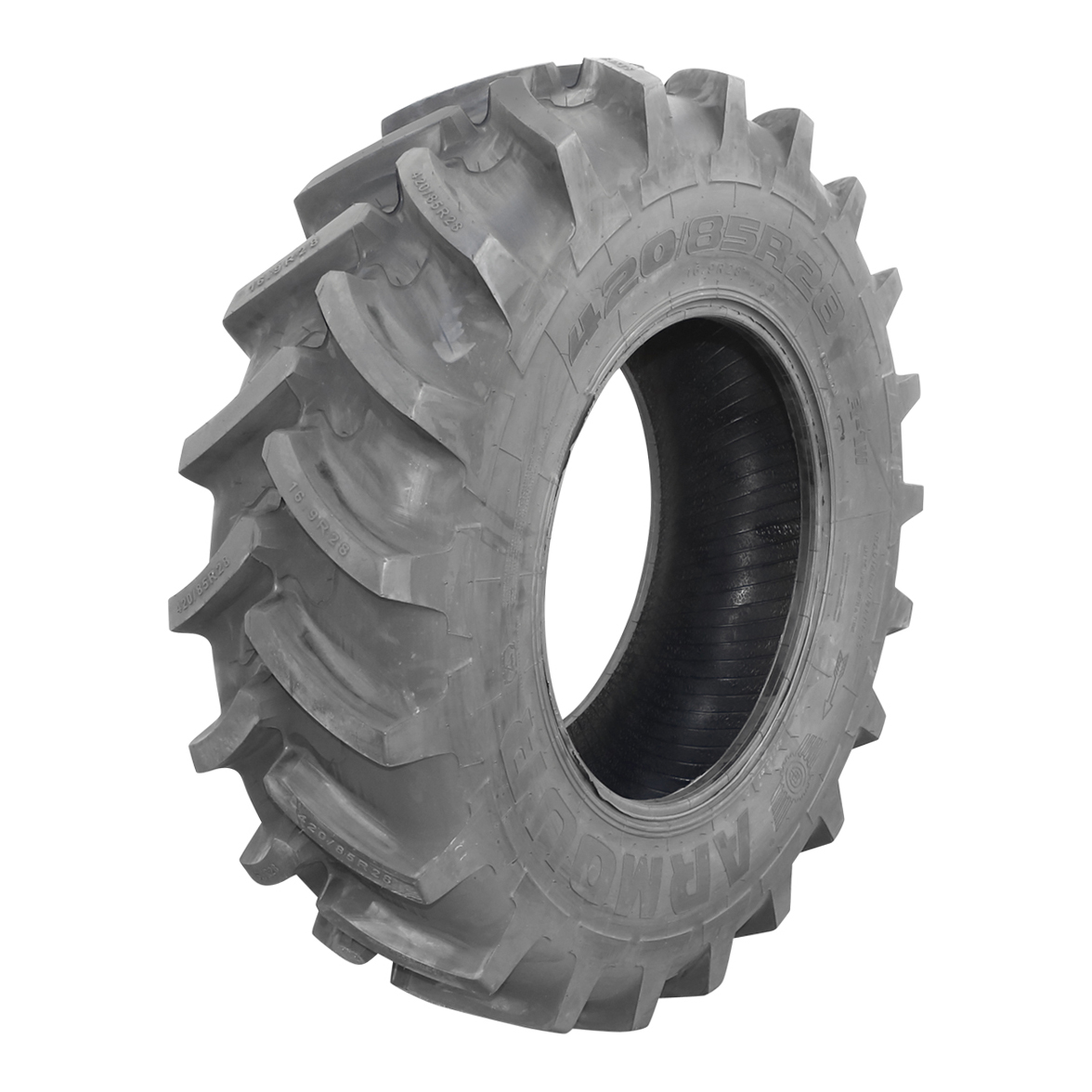 Anvelopa agricola radial tubeless 420/85R28 16.9R28 cu crampon profil V R-1W