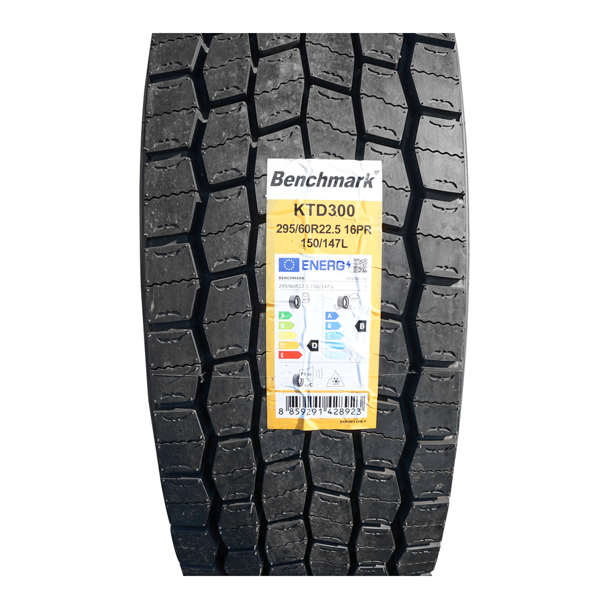 Anvelopa tubeless tractiune 295/60R22.5-D915 profil KTD300 - imagine 2