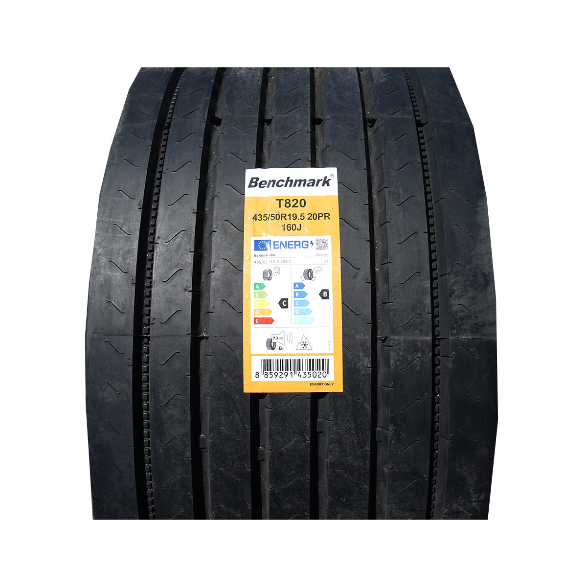 Anvelopa 435/50-R19.5 semiremorca mega LM168, T820 Benchmark - imagine 4