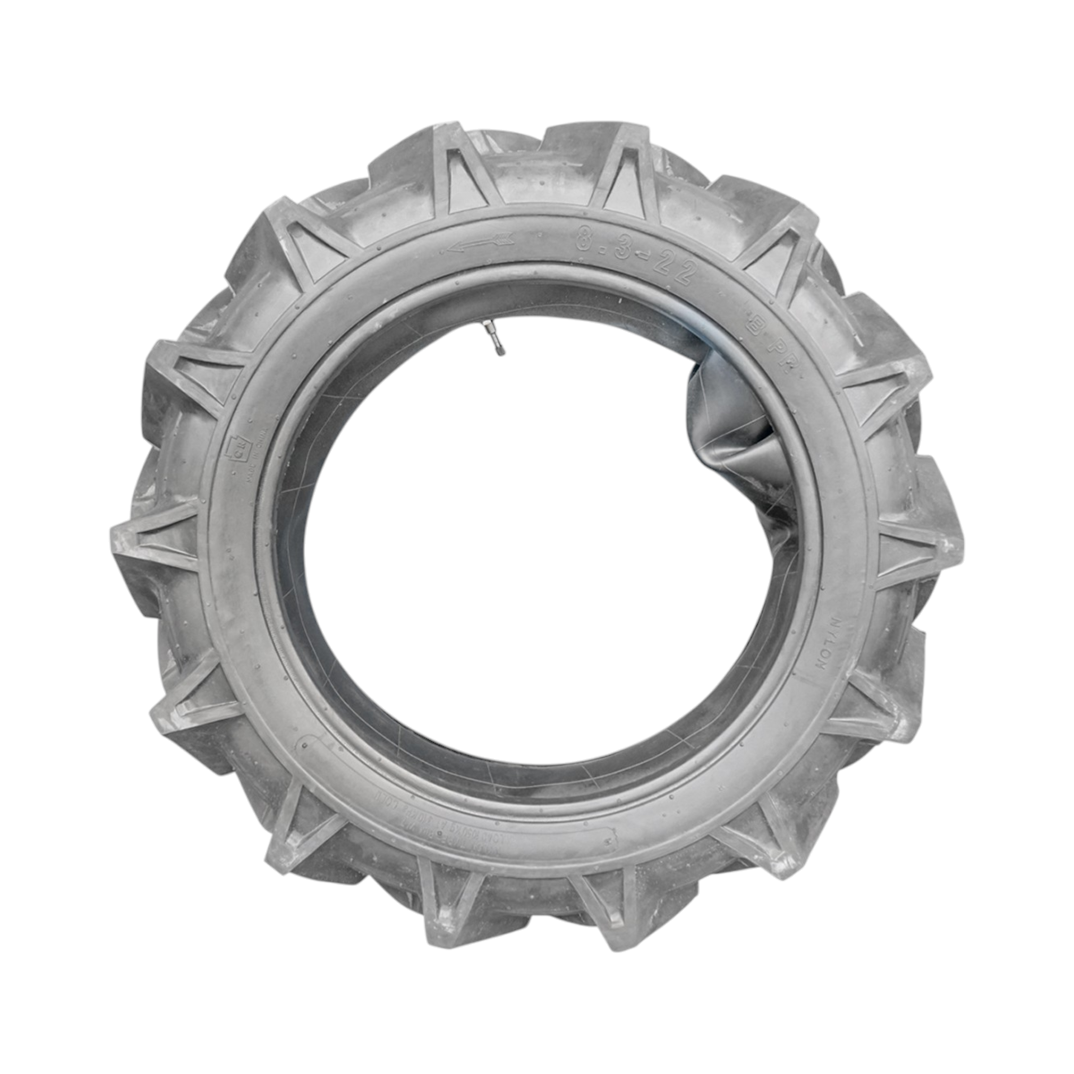 Anvelopa agricola 8.3-22 crampon inalt 8PR TT R1 camera inclusa - imagine 2