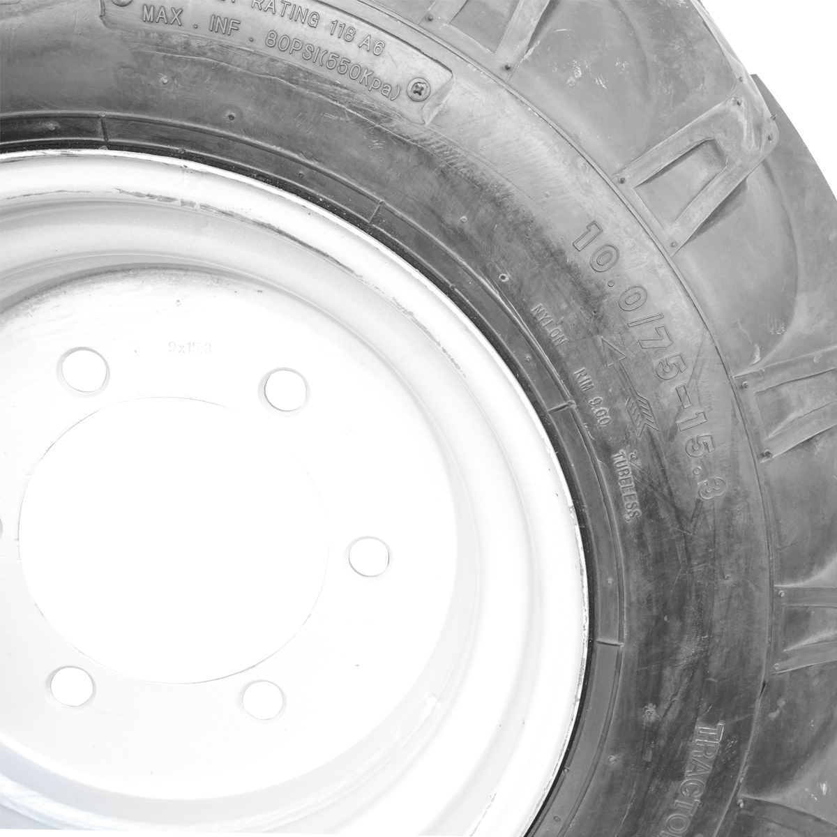 Roata completa janta cu anvelopa agricola 10.0/75 R 15.3 14PR R1 - imagine 5