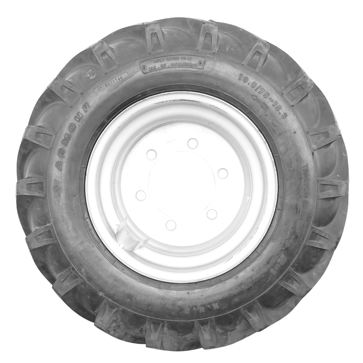Roata completa janta cu anvelopa agricola 10.0/75 R 15.3 14PR R1 - imagine 3