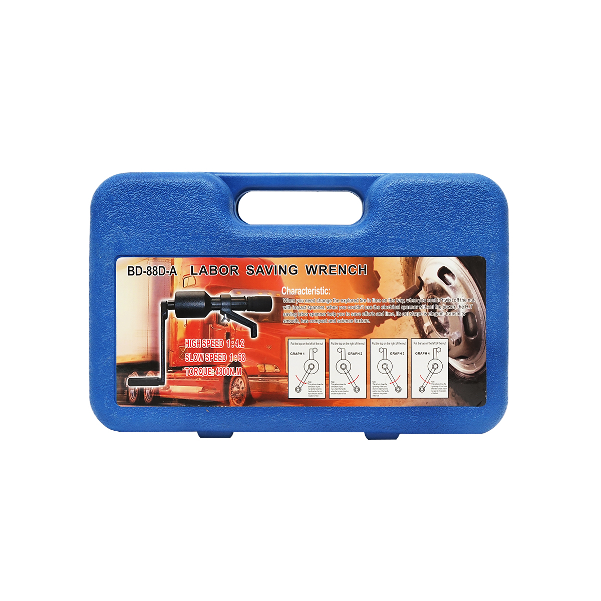 Cheie 30x32 desfacut roti camion cu reductor de putere 2 trepte (pinioane metalice) - imagine 3