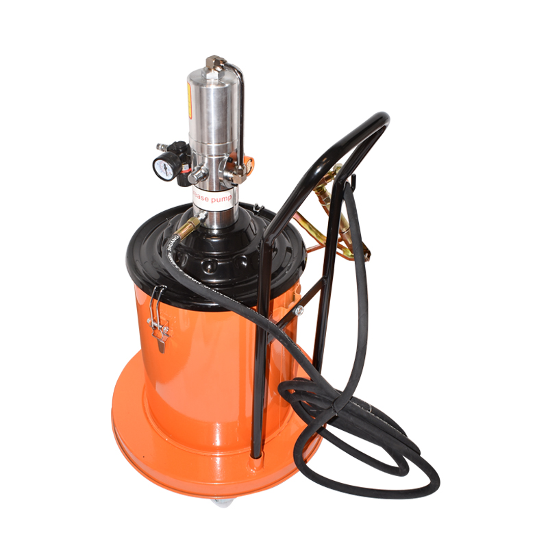 Pompa profesionala de gresare pneumatica mobila 20kg Breckner Germany - imagine 3