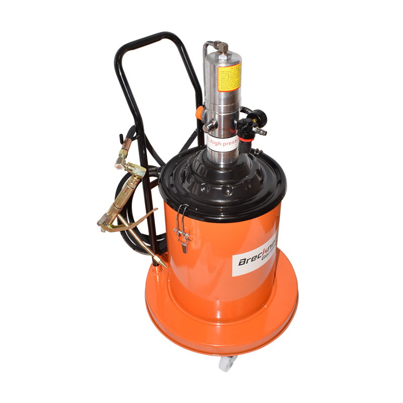 Pompa profesionala de gresare pneumatica mobila 20kg Breckner Germany - imagine 2