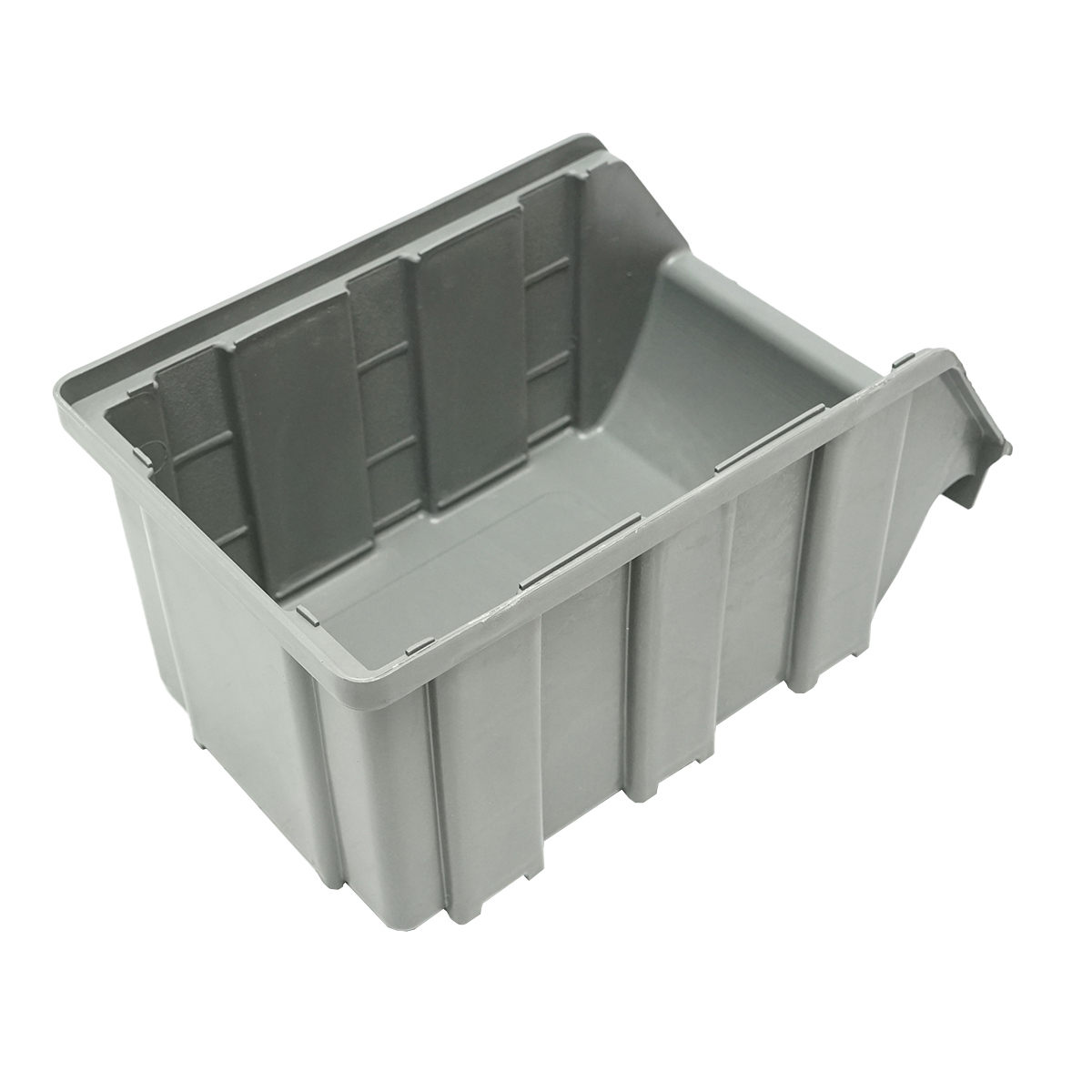 Cutie plastic depozitare 130x215x120mm gri - imagine 2