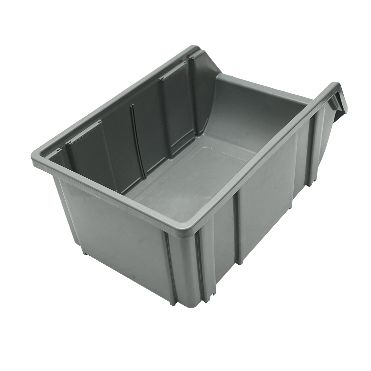 Cutie plastic depozitare 226x390x167mm gri - imagine 2