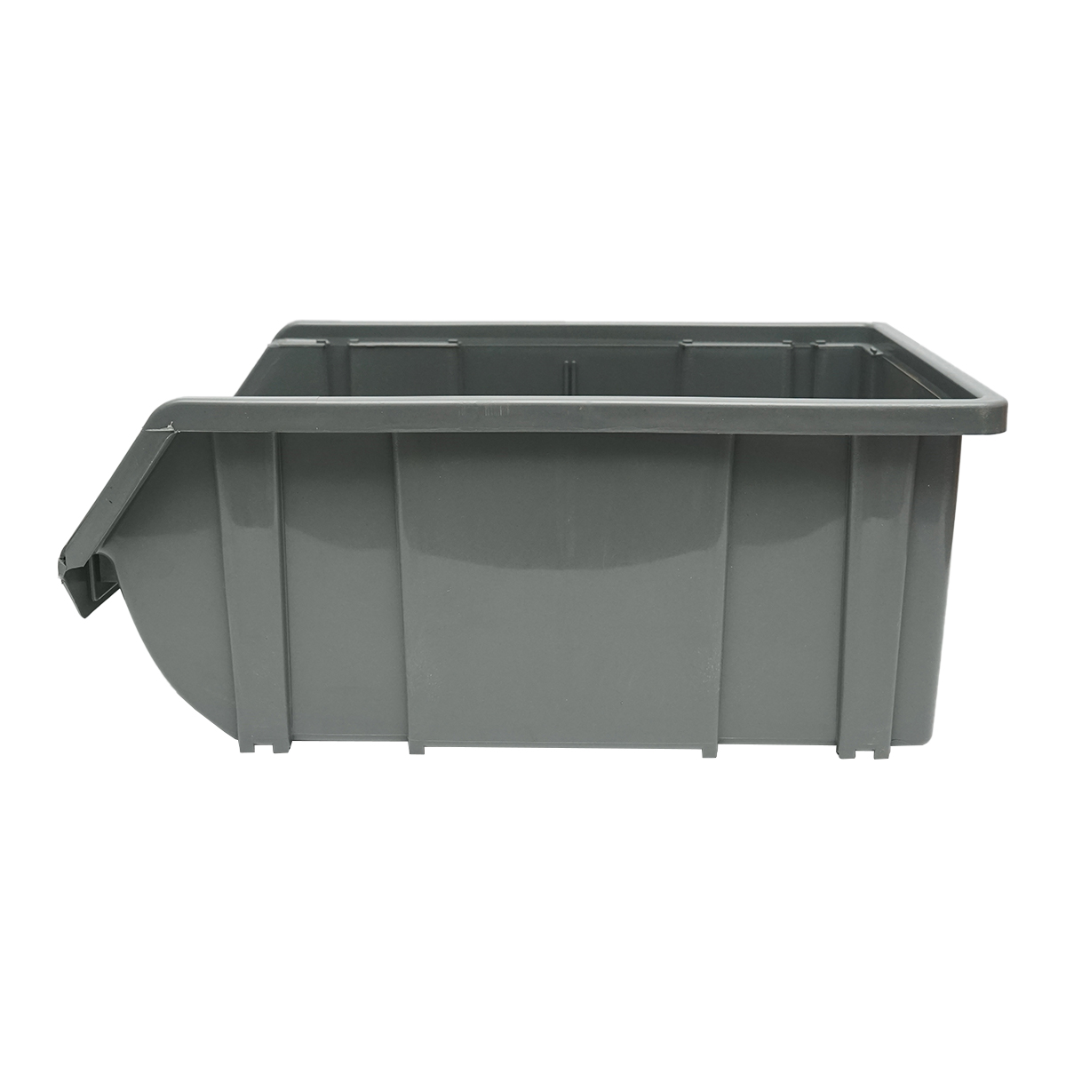 Cutie plastic depozitare 226x390x167mm gri - imagine 3