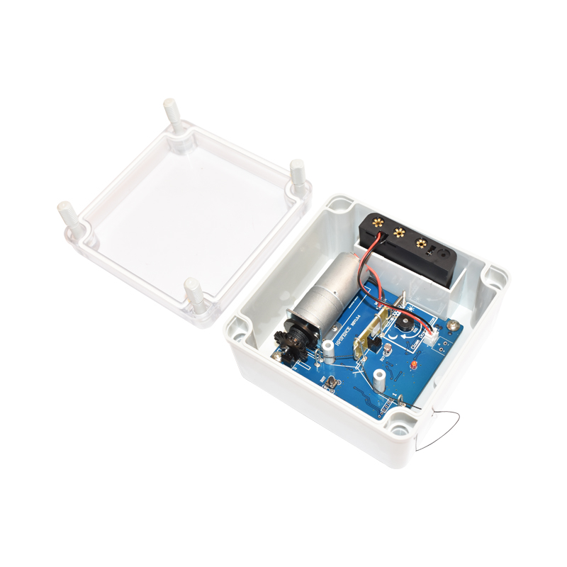 Usa cotet gaini, pisici, caini automatizata 600x240x10mm aluminiu baterie 4AA - imagine 6