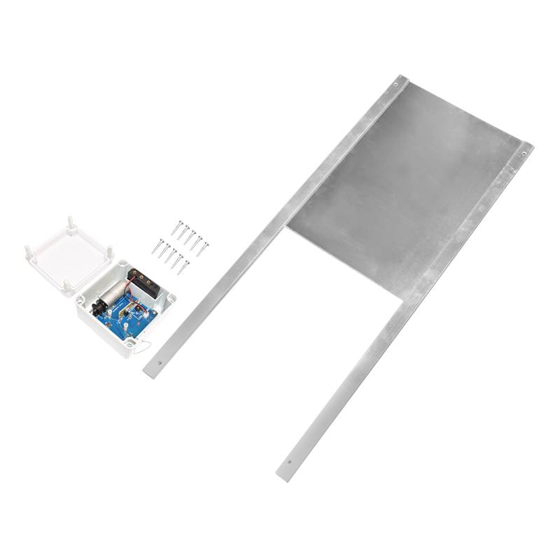 Usa cotet gaini, pisici, caini automatizata 600x240x10mm aluminiu baterie 4AA - imagine 4