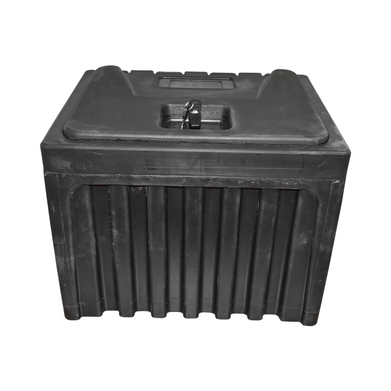 Lada pentru scule fara suport, din plastic negru 380x400x500 mm - imagine 3