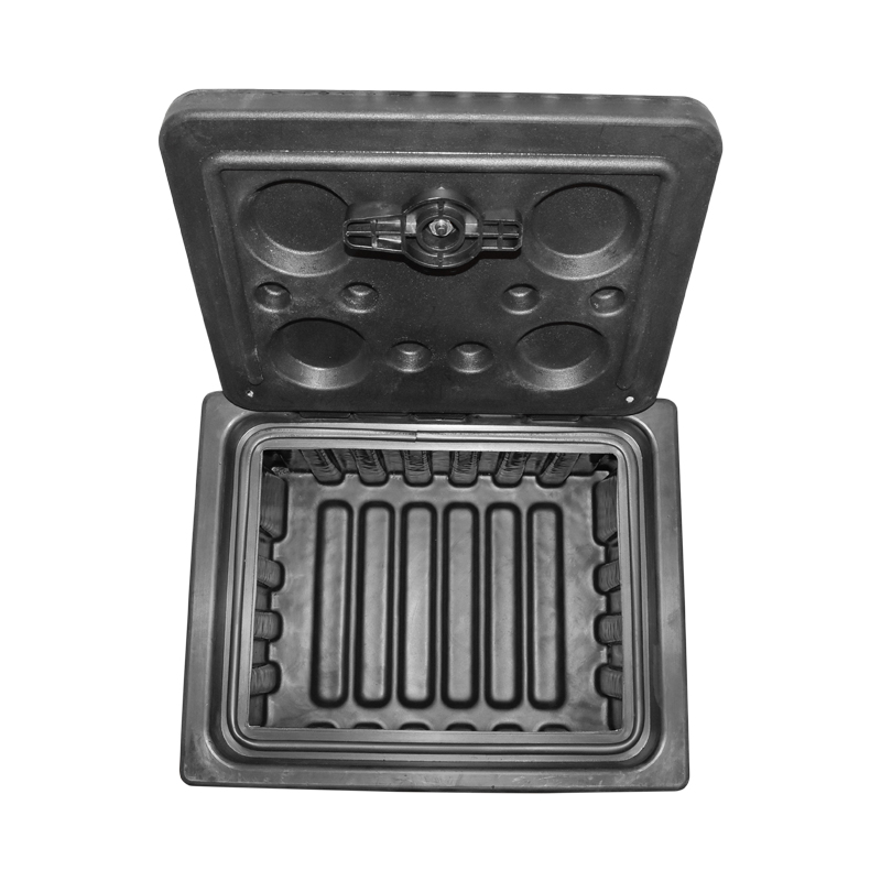 Lada pentru scule fara suport, din plastic negru 380x400x500 mm - imagine 7