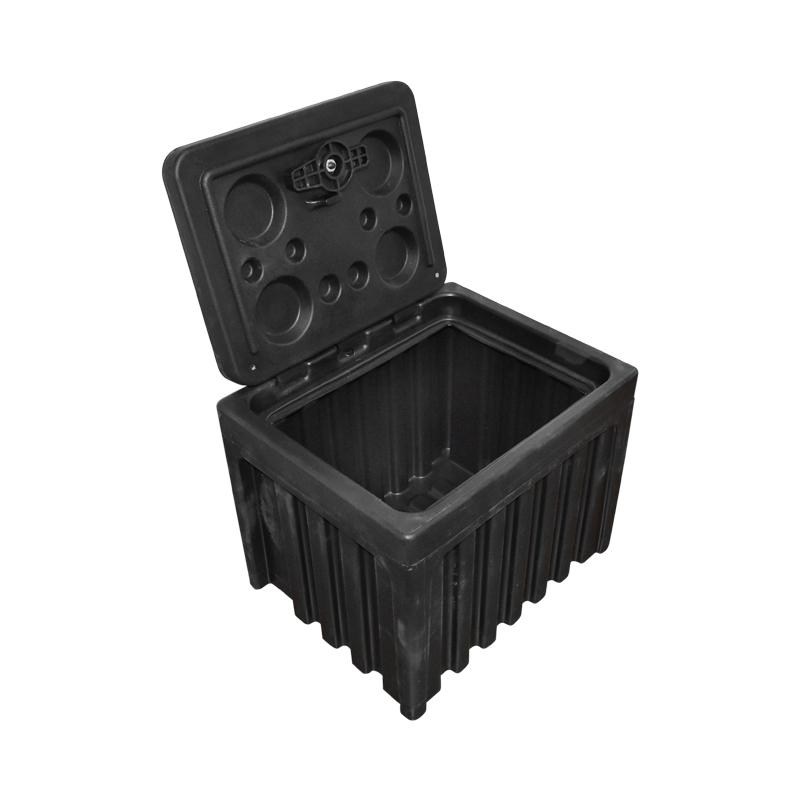 Lada pentru scule fara suport, din plastic negru 380x400x500 mm - imagine 5