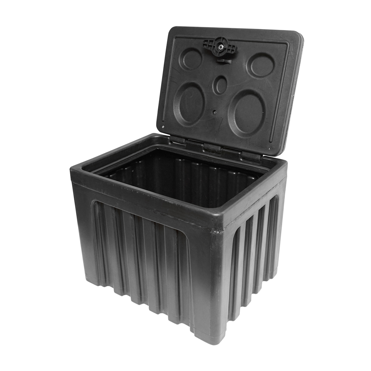 Lada pentru scule fara suport, din plastic negru 468x470x600 mm - imagine 6