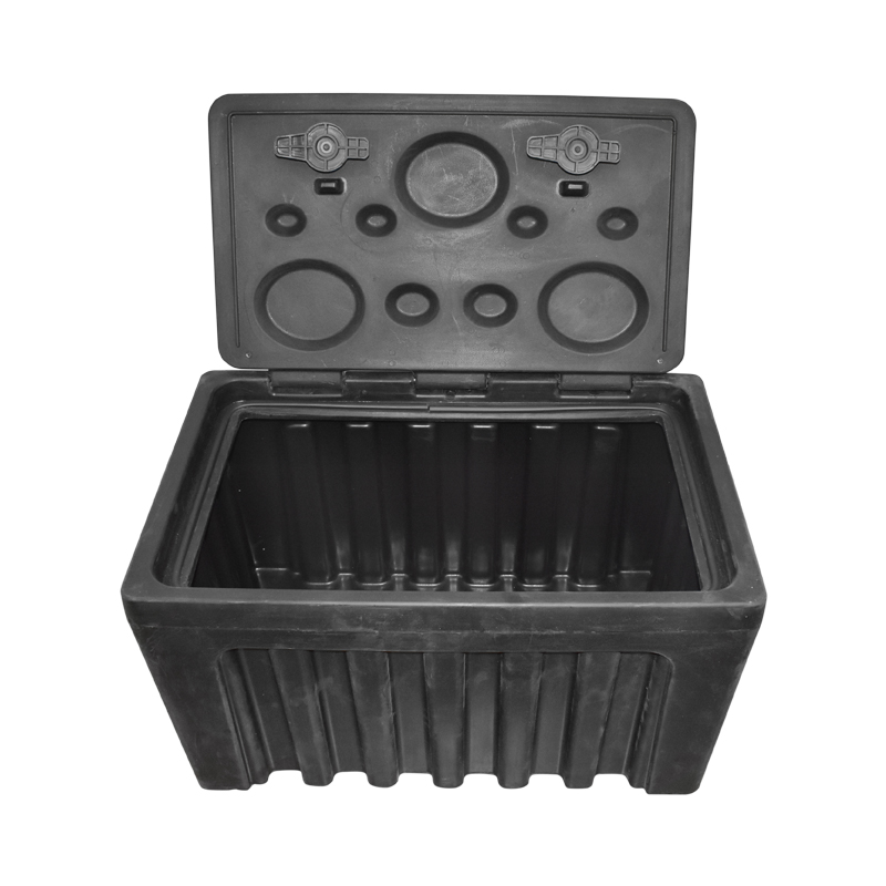 Lada pentru scule fara suport, din plastic negru 460x580x800 mm - imagine 4