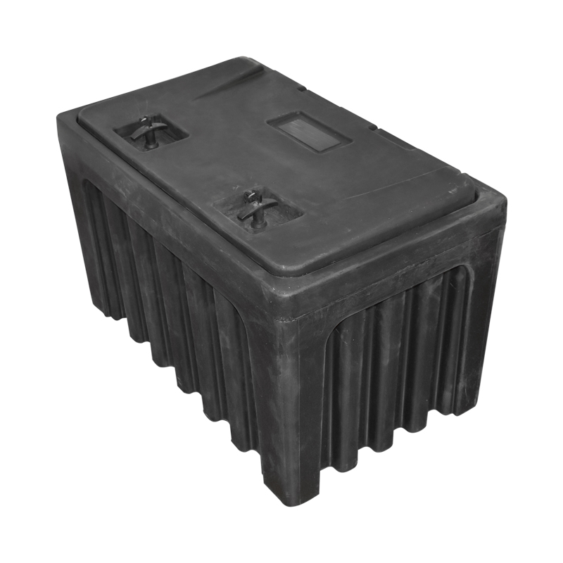 Lada pentru scule fara suport, din plastic negru 460x580x800 mm - imagine 3