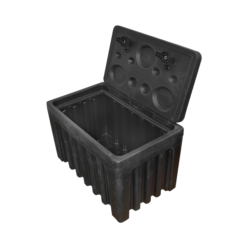 Lada pentru scule fara suport, din plastic negru 460x580x800 mm - imagine 6