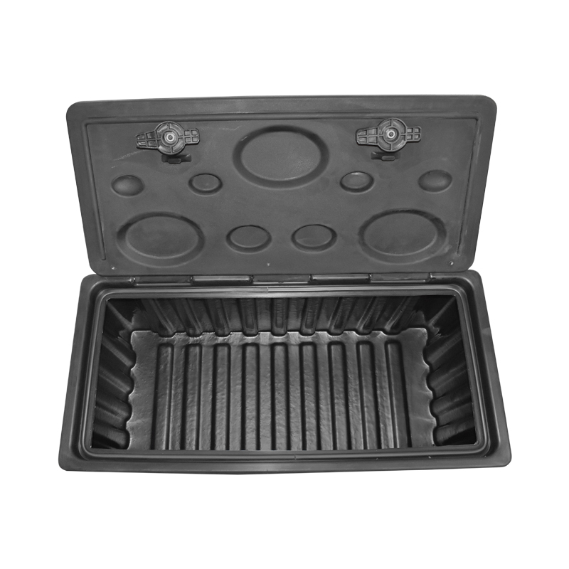 Lada pentru scule fara suport, din plastic negru 480x470x1000 mm - imagine 7