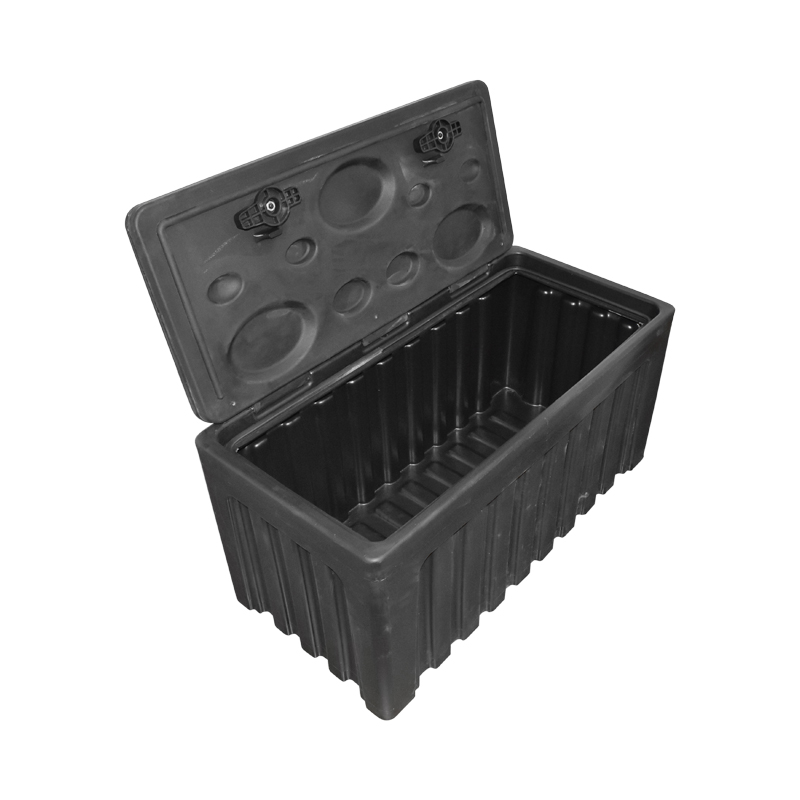 Lada pentru scule fara suport, din plastic negru 480x470x1000 mm - imagine 5