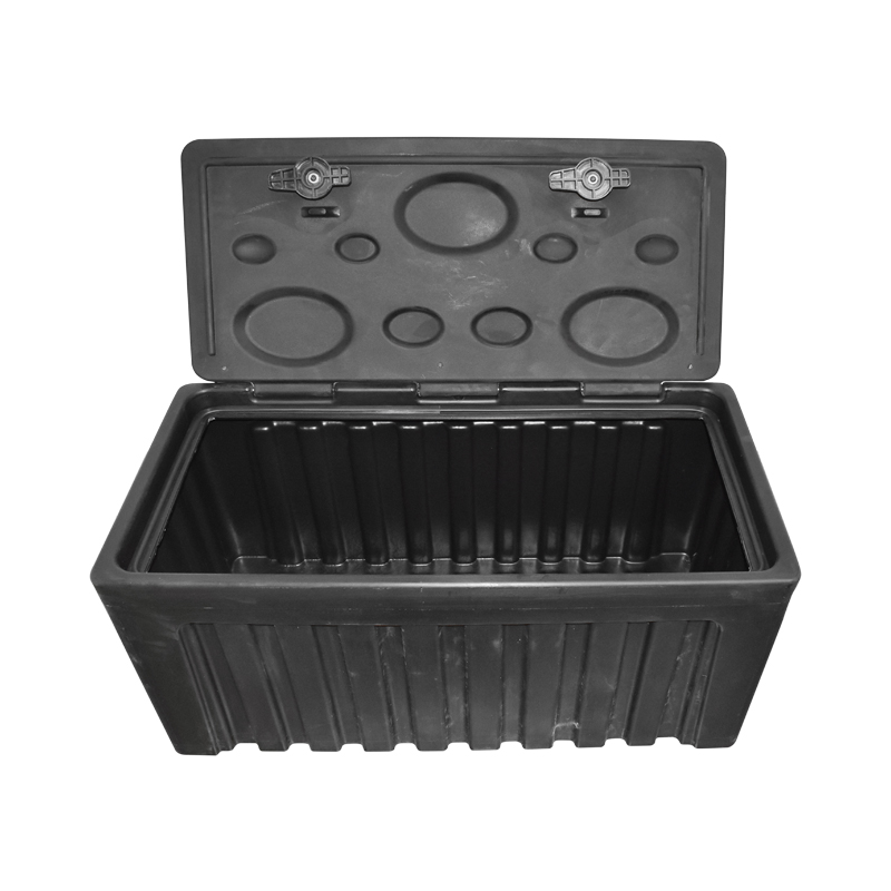 Lada pentru scule fara suport, din plastic negru 480x470x1000 mm - imagine 3