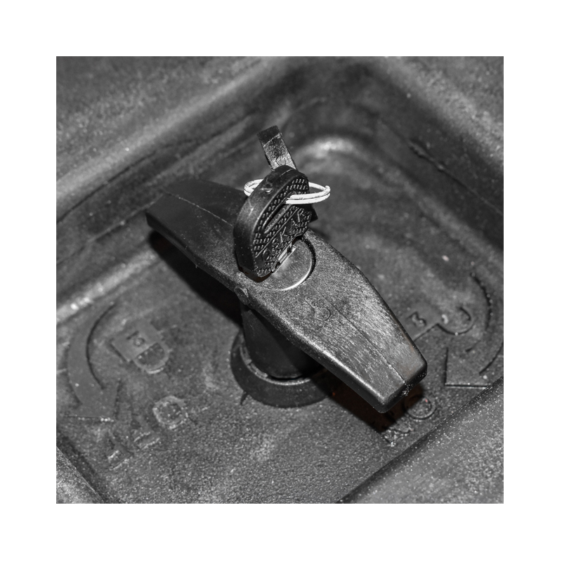 Lada pentru scule fara suport, din plastic negru 480x470x1000 mm - imagine 8