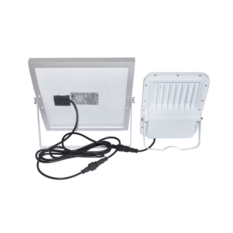 Proiector LED 100W cu panou solar policristalin 12W, baterie LiFePO4 3.2V/12Ah, 6000K, 700lm cu telecomanda IP66 Breckner Germany - imagine 6