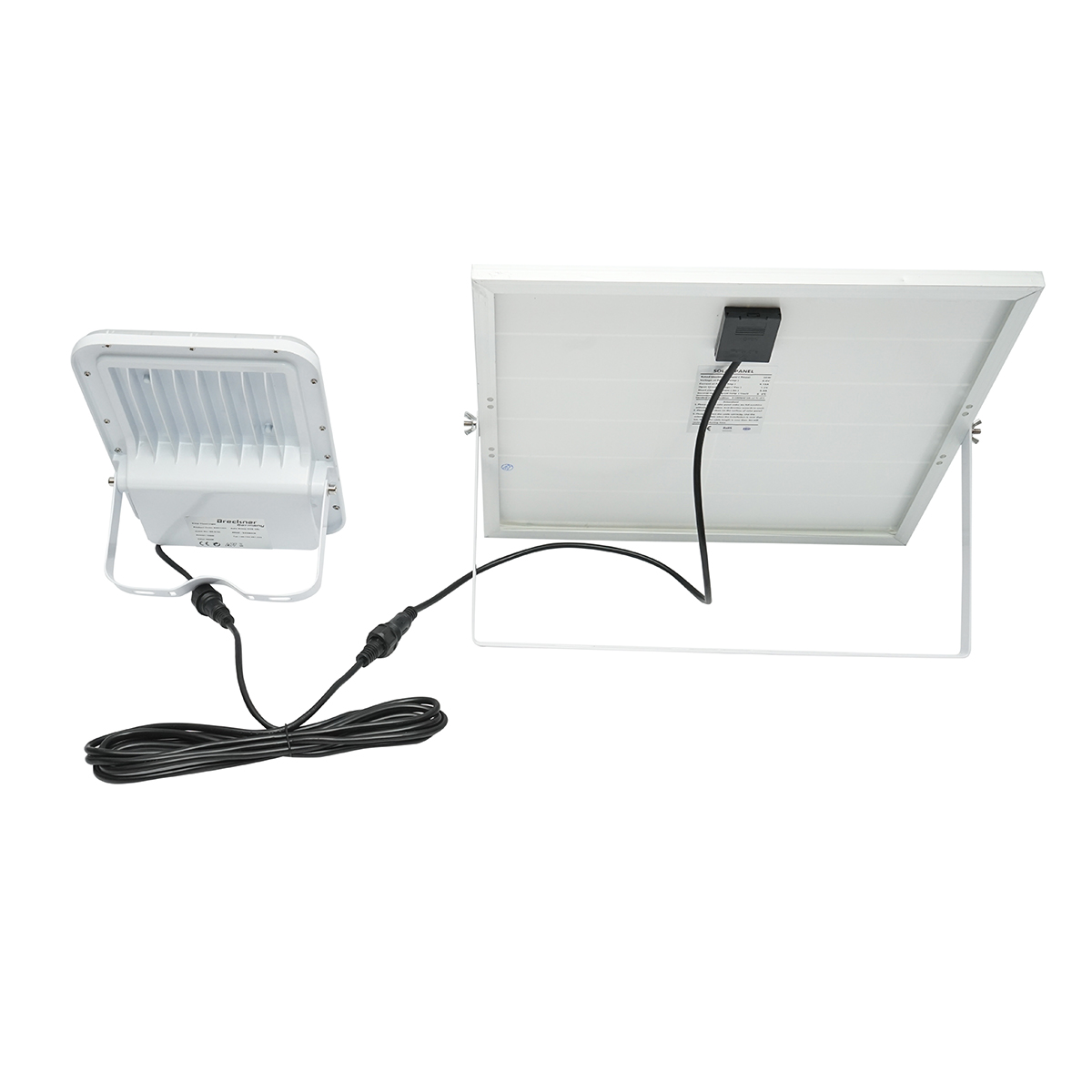 Proiector LED 150W cu panou solar monocristalin 25W, telecomanda si acumulator inclus Breckner Germany - imagine 7