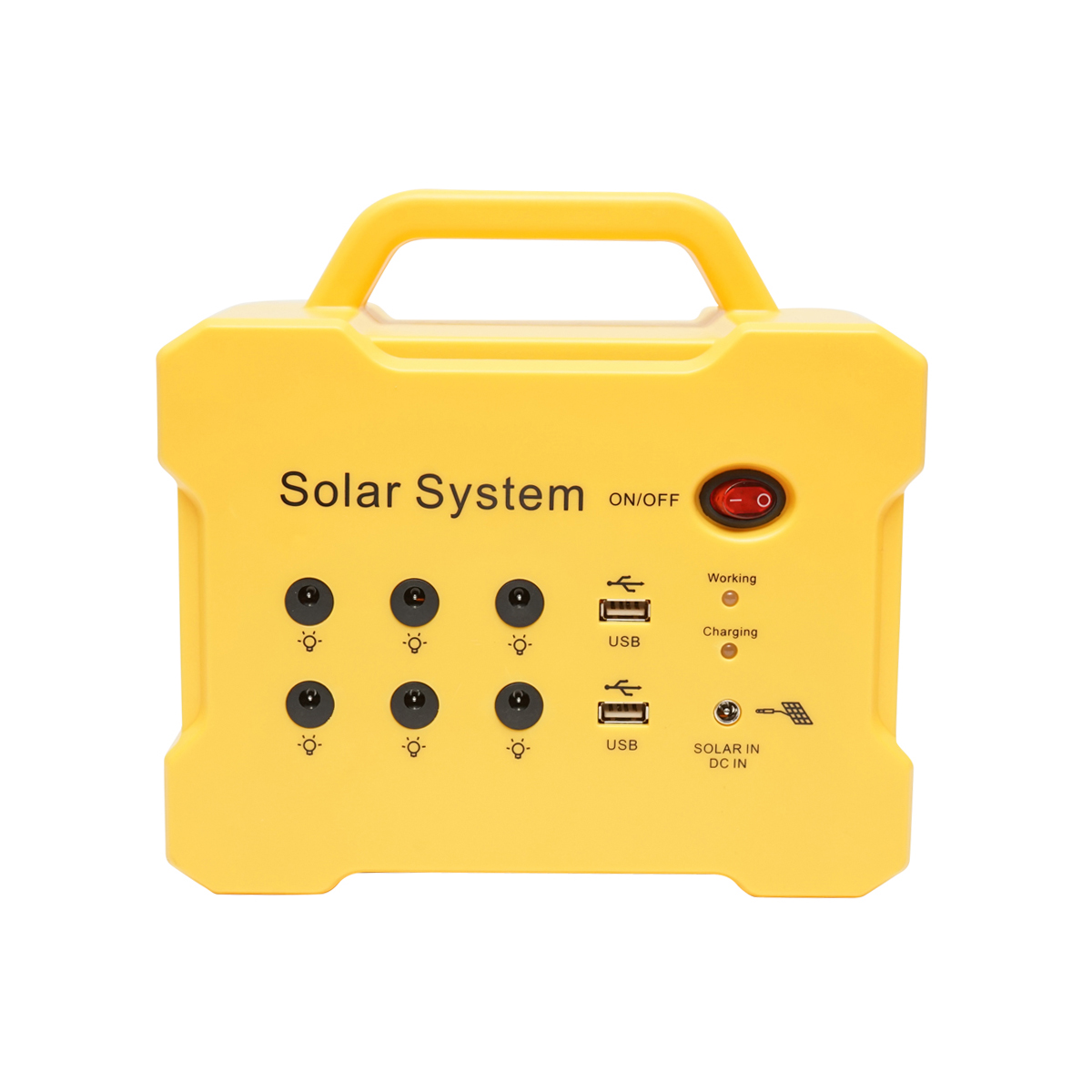Sistem panou solar policristalin 18V/20W cu radio FM /MP3 si 2 becuri 12V/3W Breckner Germany - imagine 3