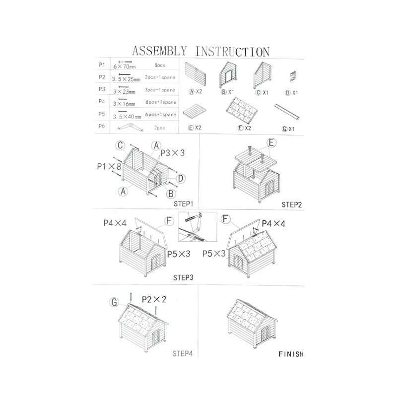 Cusca pentru caine 840x1010x860mm  - imagine 6