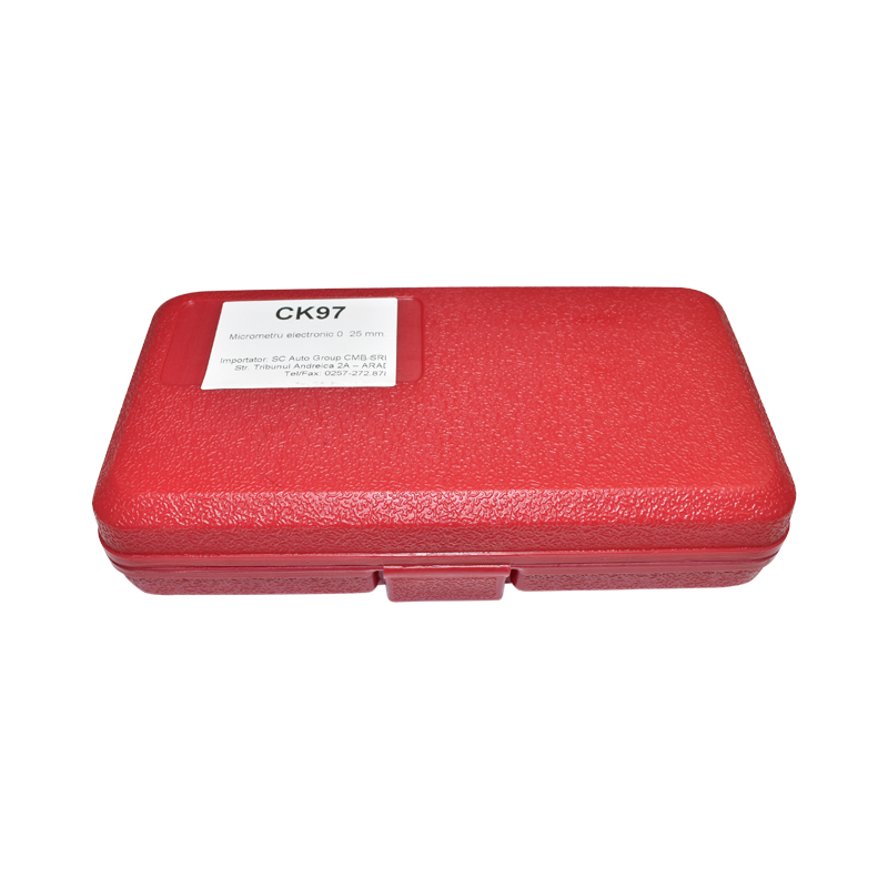 Micrometru de exterior cu afisaj digital si cadru emailat, metric 0-25mm - imagine 3