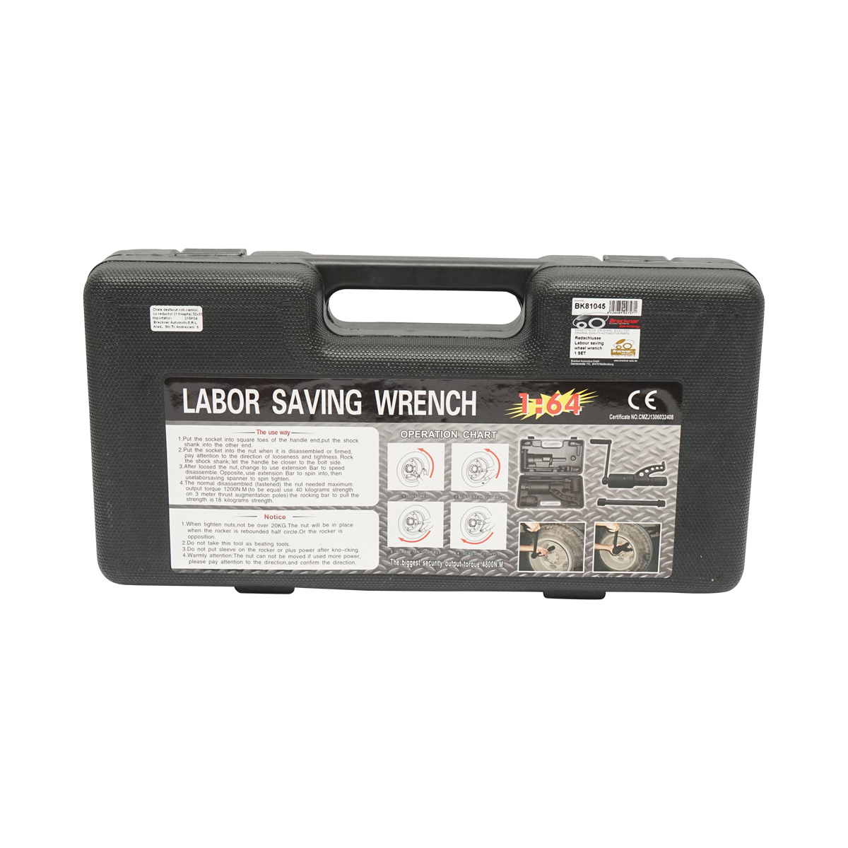 Cheie pentru desfacut roti camion 32x33 cu reductor 1 treapta 4800Nm Breckner Germany - imagine 6