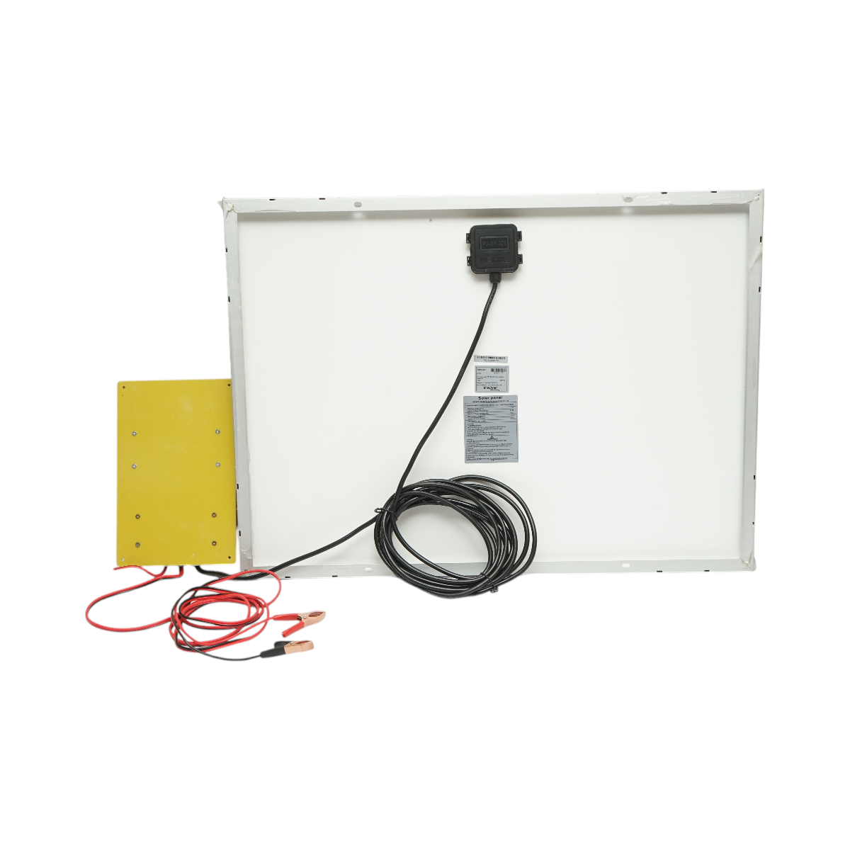 Set panou solar 790x690x75mm 75W 12-24V 4 becuri 9W Breckner Germany - imagine 2