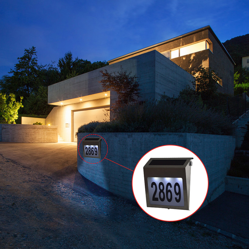 Lampa LED 0,18W cu afisare numar, panou solar 2V/80mA si baterie 1,2V/1200mAh Breckner Germany - imagine 5